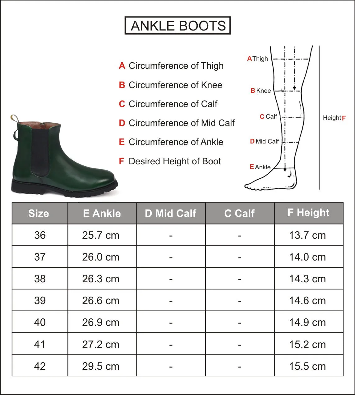 Green Hand Made Ankle Length Side Zip Light Weight Leather Sole Ladies Boots By Brune & Bareskin