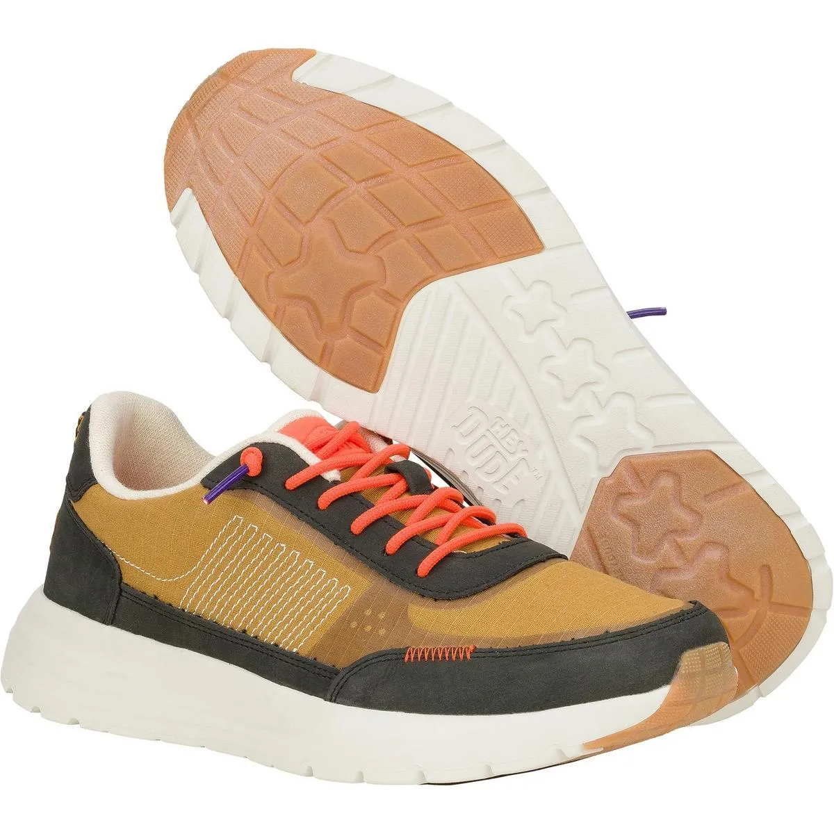 HEYDUDE Sirocco Alta Hype Trainers Walnut