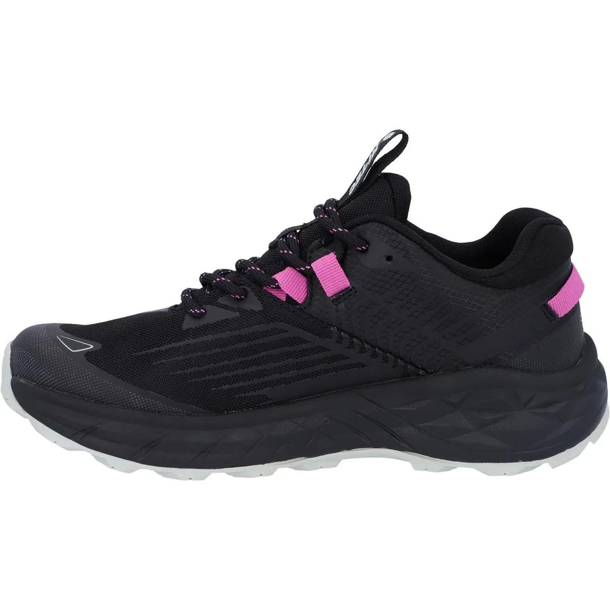 Hi-Tec Fuse Trail Low Trainers Black/Cool Grey/Cyclamen