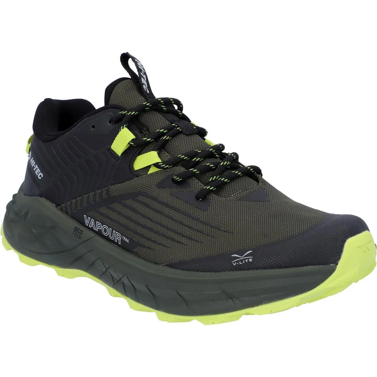 Hi-Tec Fuse Trail Low Trainers Black/Olive