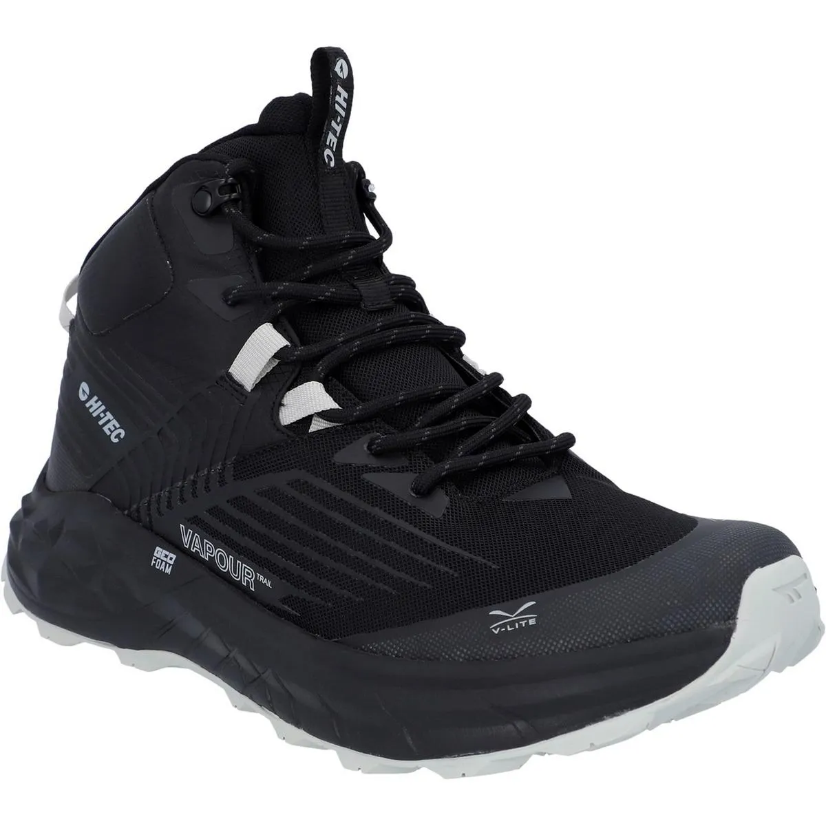 Hi-Tec Fuse Trail Mid WP Trainers Black/Charcoal/Cool Grey