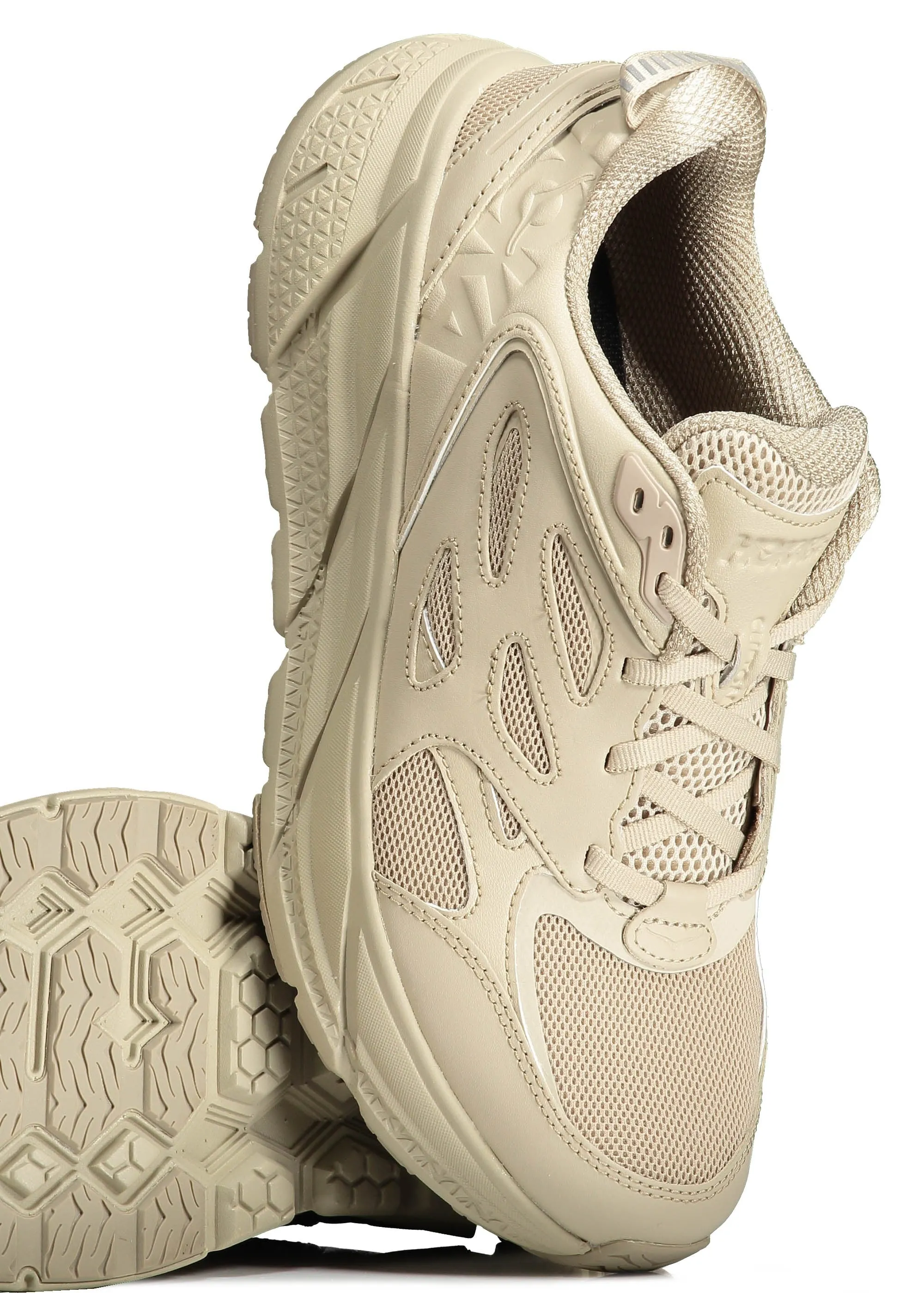 Hoka Clifton Trainers - Tan