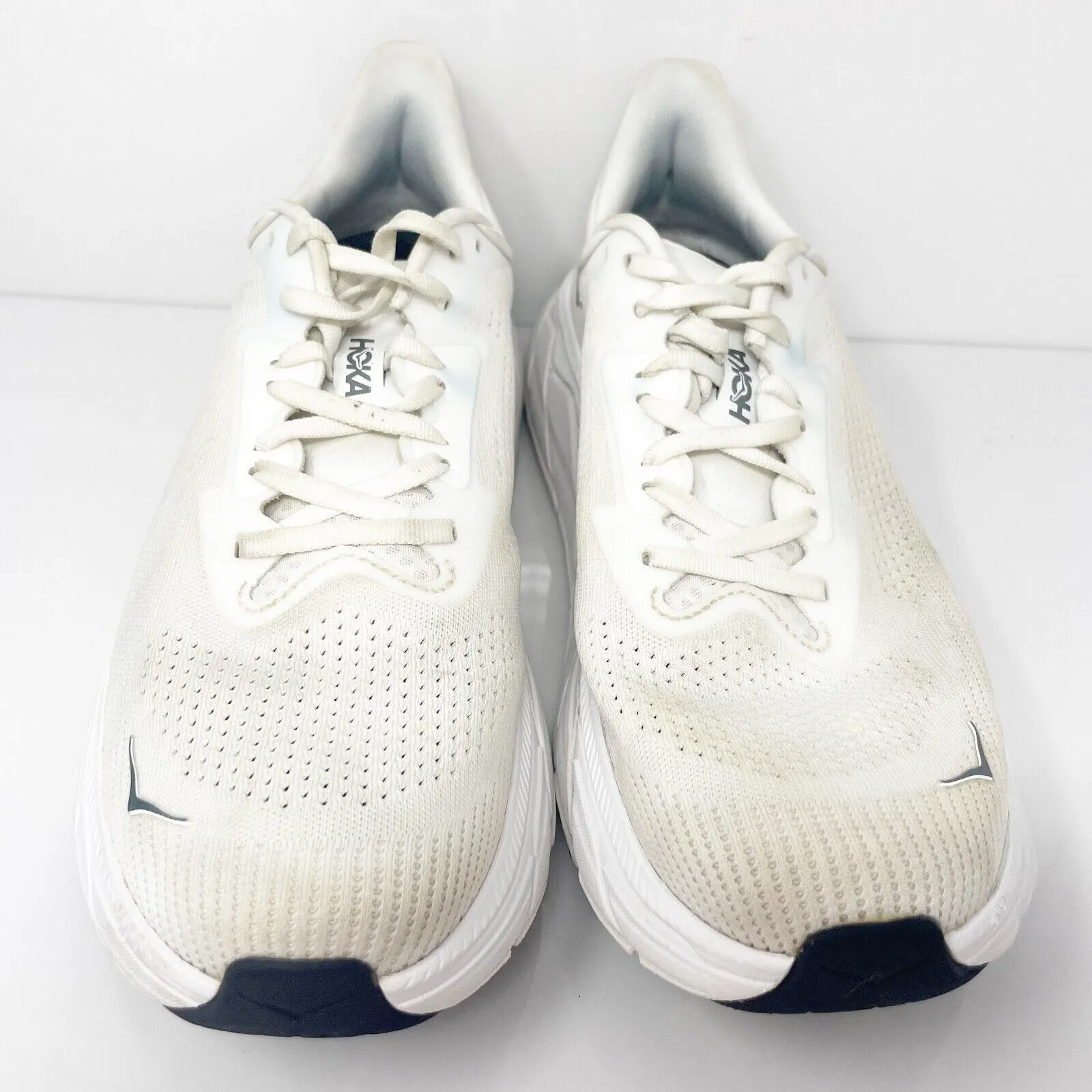 Hoka One One Mens Arahi 7 1147850 BDBSW White Running Shoes Sneakers Size 10.5 D