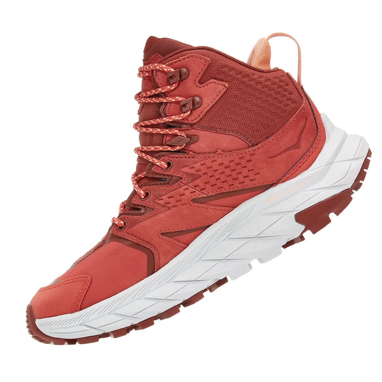 Hoka Women's Anacapa Mid GORE-TEX Walking Boots Hot Sauce / Cherry Mahogany