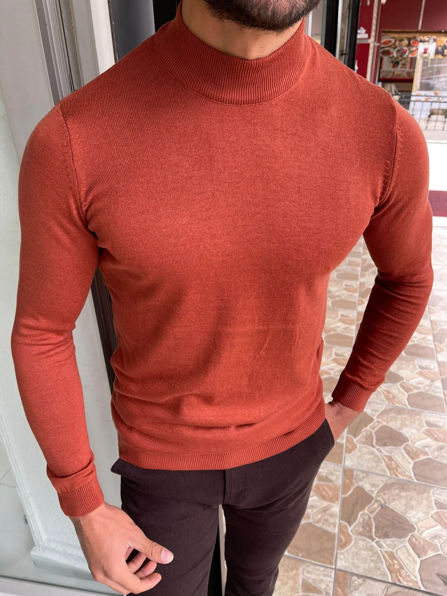 Hollo Tile Turtleneck