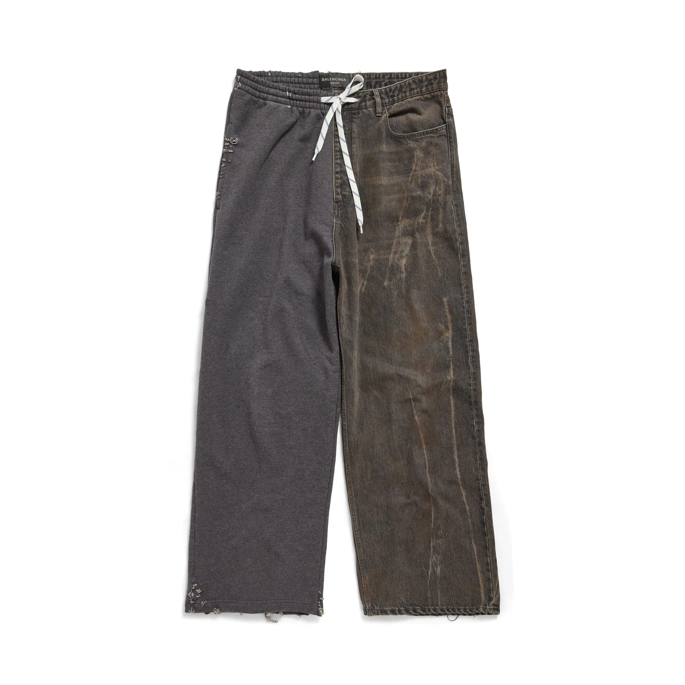 HYBRID BAGGY PANTS IN DARK BROWN