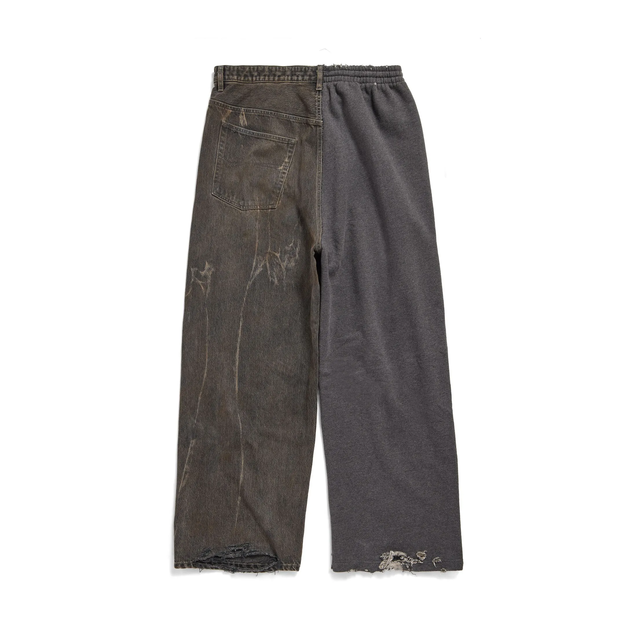 HYBRID BAGGY PANTS IN DARK BROWN