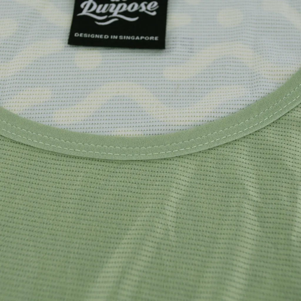 Hypermesh ELITE Running Singlet (Quartz Green)