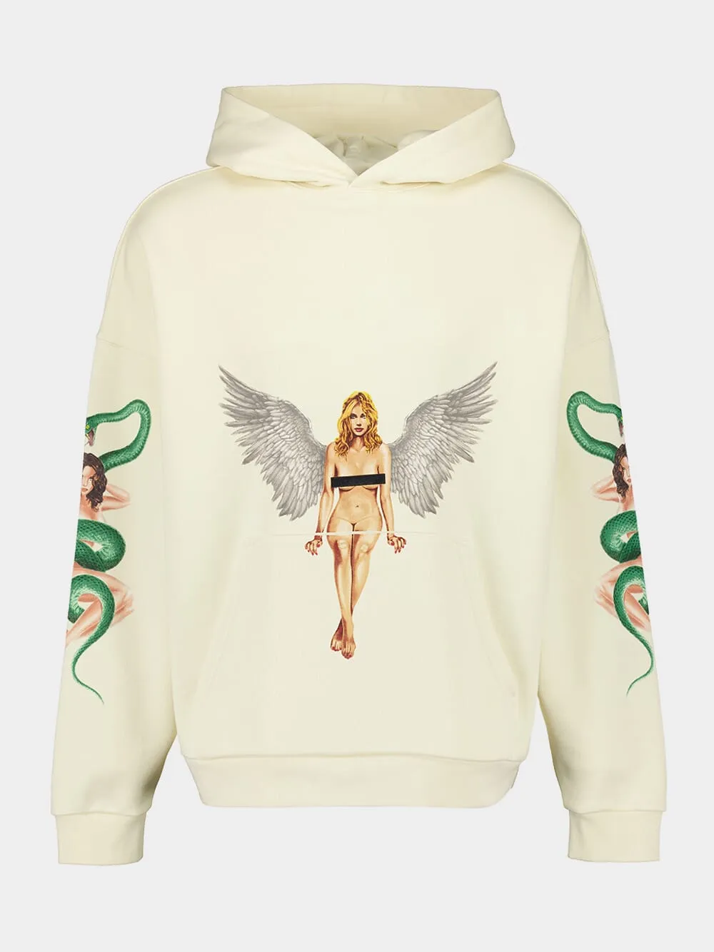 Ivory Pin-Up Hoodie