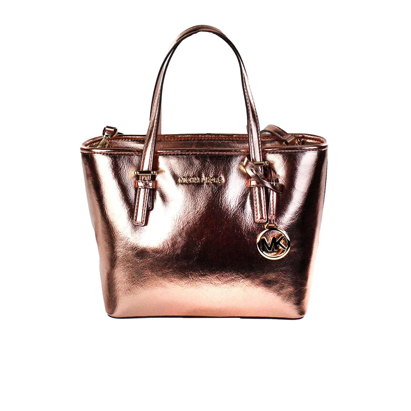 Jet Set Primrose Metallic XS Carryall Top Zip Tote Bag Purse