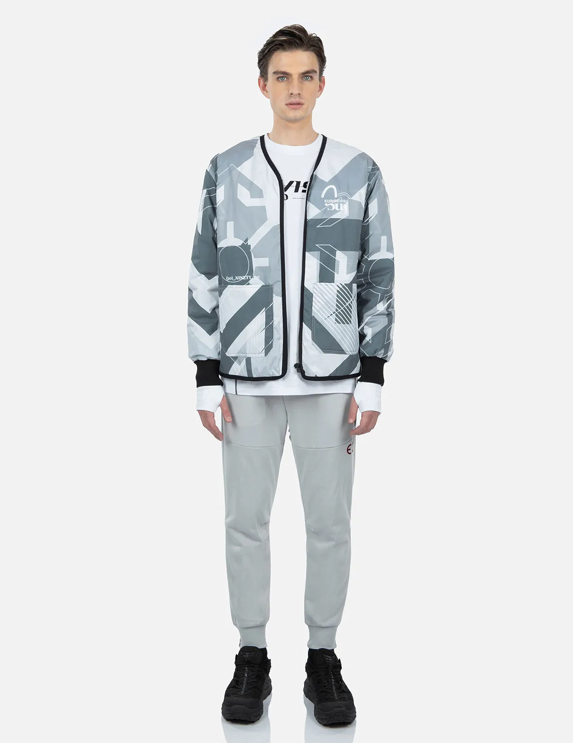 Kamon Camo Print Liner Jacket