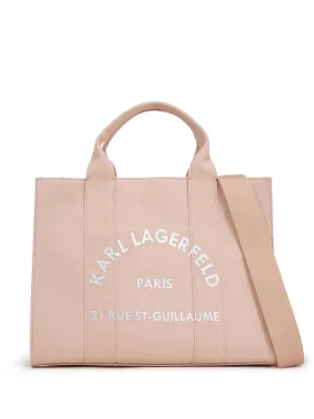 Karl Lagerfeld medium Rue St-Guillaume Square tote bag - Pink