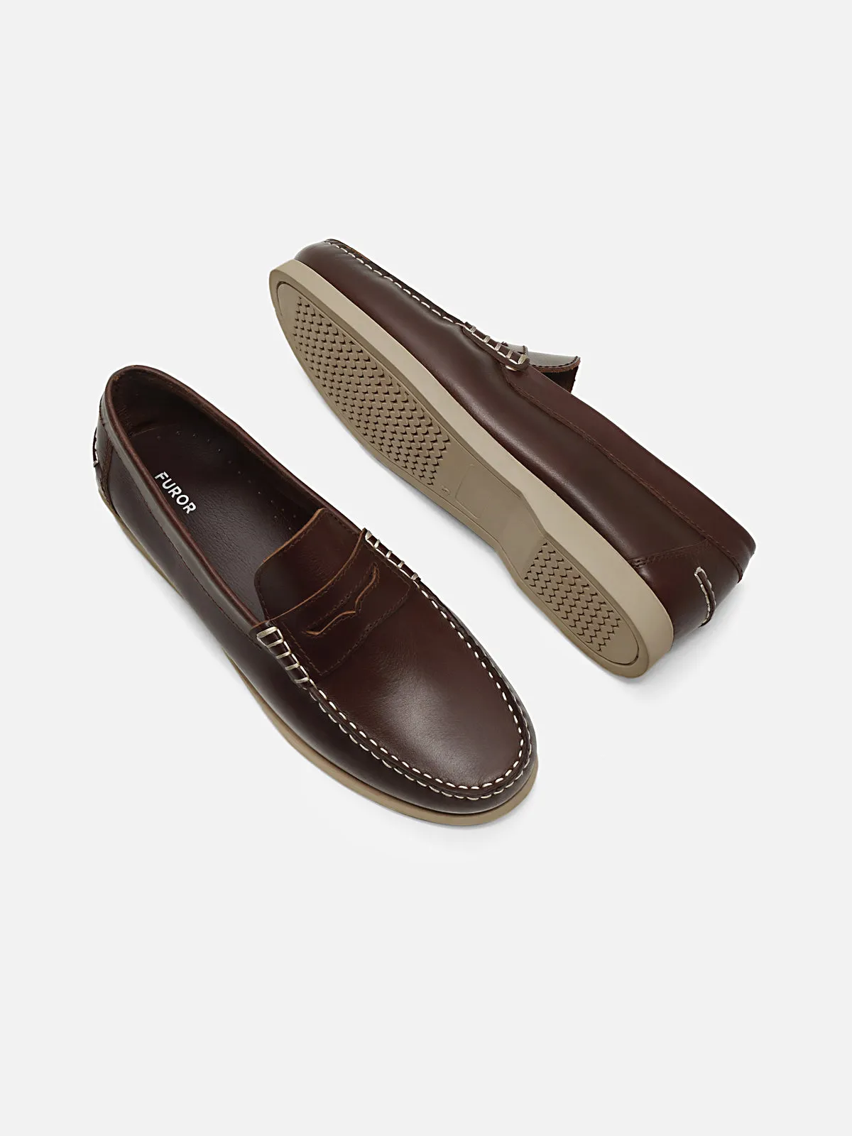 Leather Penny Loafers - FAMS24-038