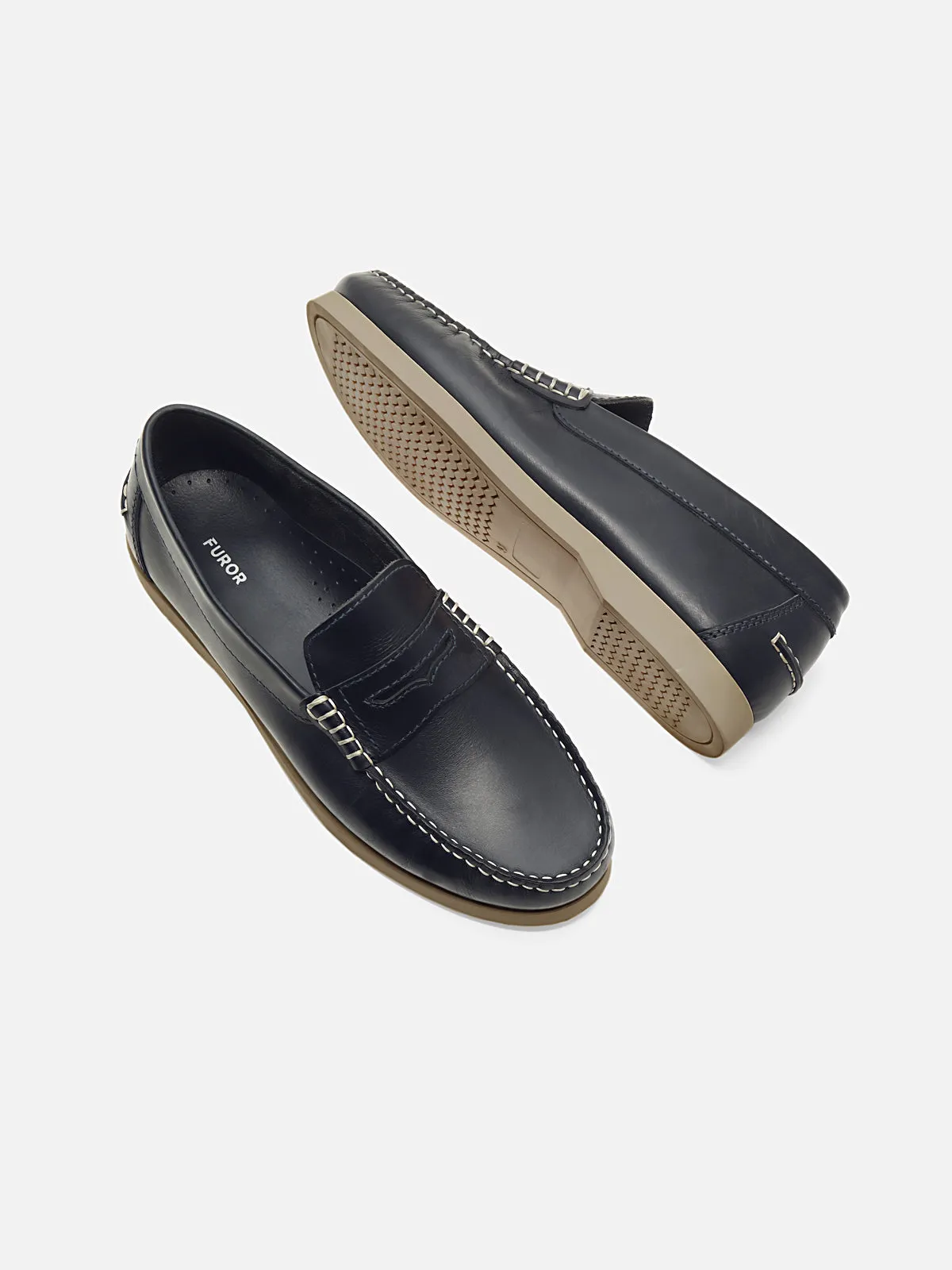 Leather Penny Loafers - FAMS24-039