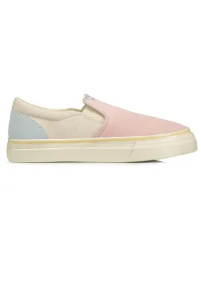 Lister Suede Trainers - Pastel