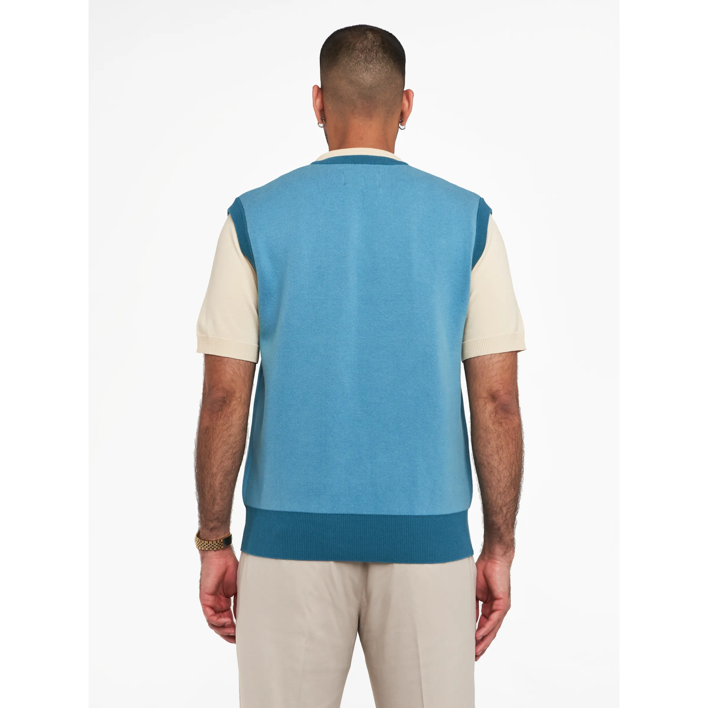 Logo Vest - Sky Blue