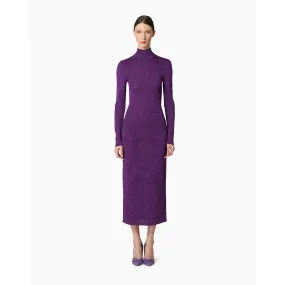 Long Sleeve Turtleneck Midi Dress | Verbena