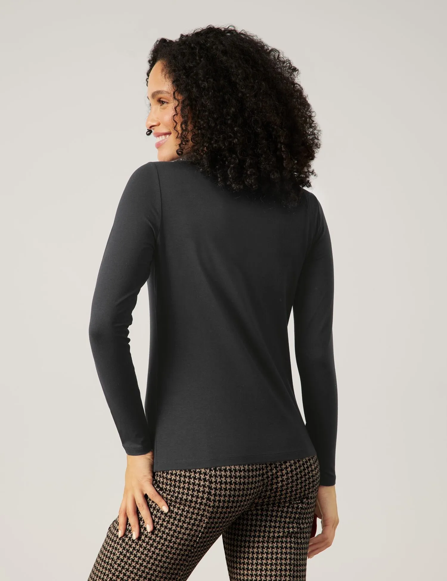 Long sleeve turtleneck top