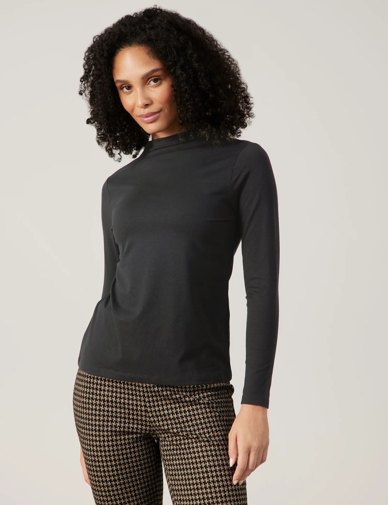 Long sleeve turtleneck top