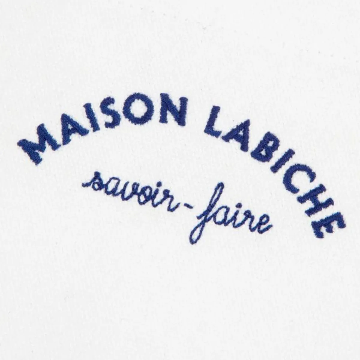 Maison Labiche   Cruise Ozanam Savoir Faire Tote Bag Off White Navy