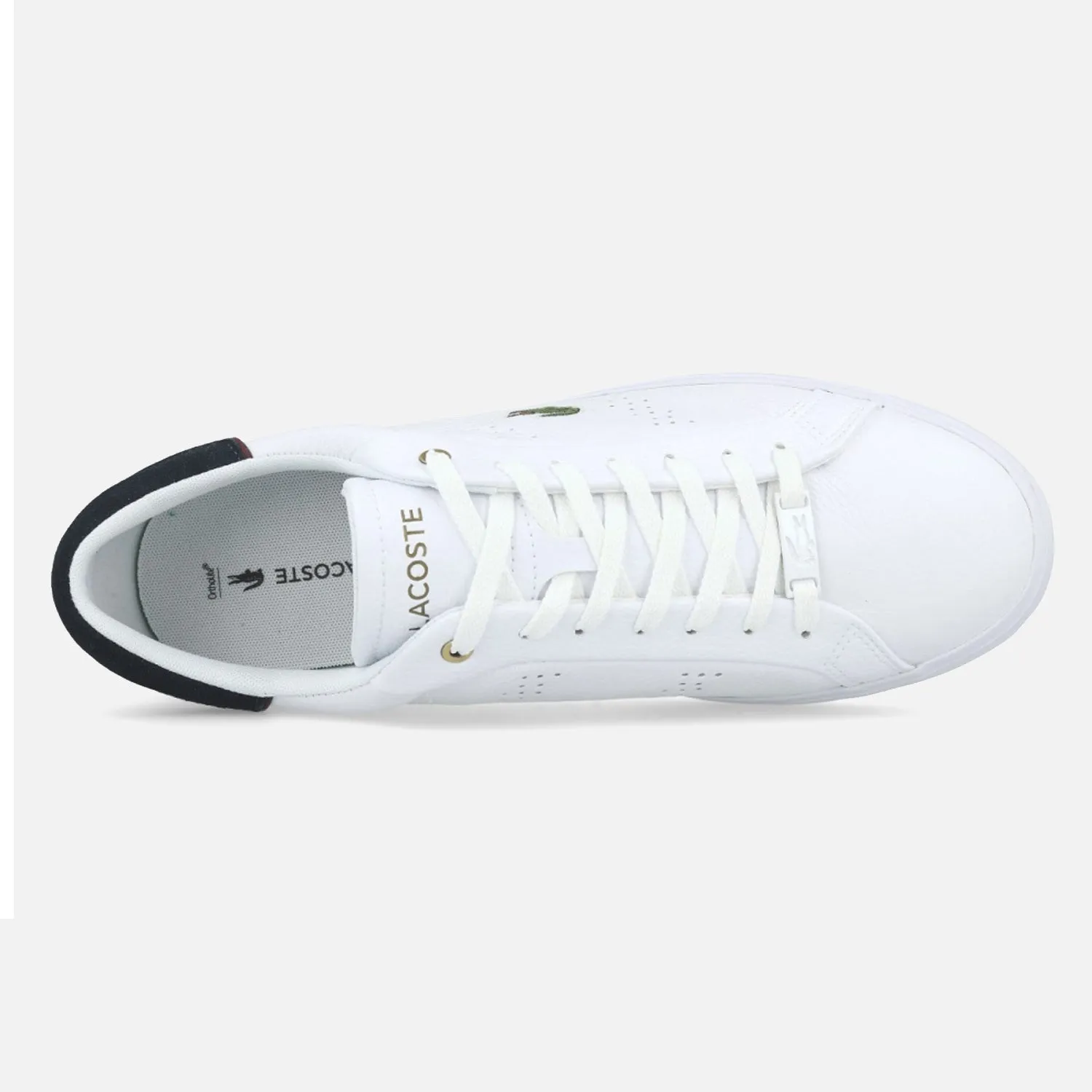 Men's Lacoste Powercourt 2.0 White Navy Trainers