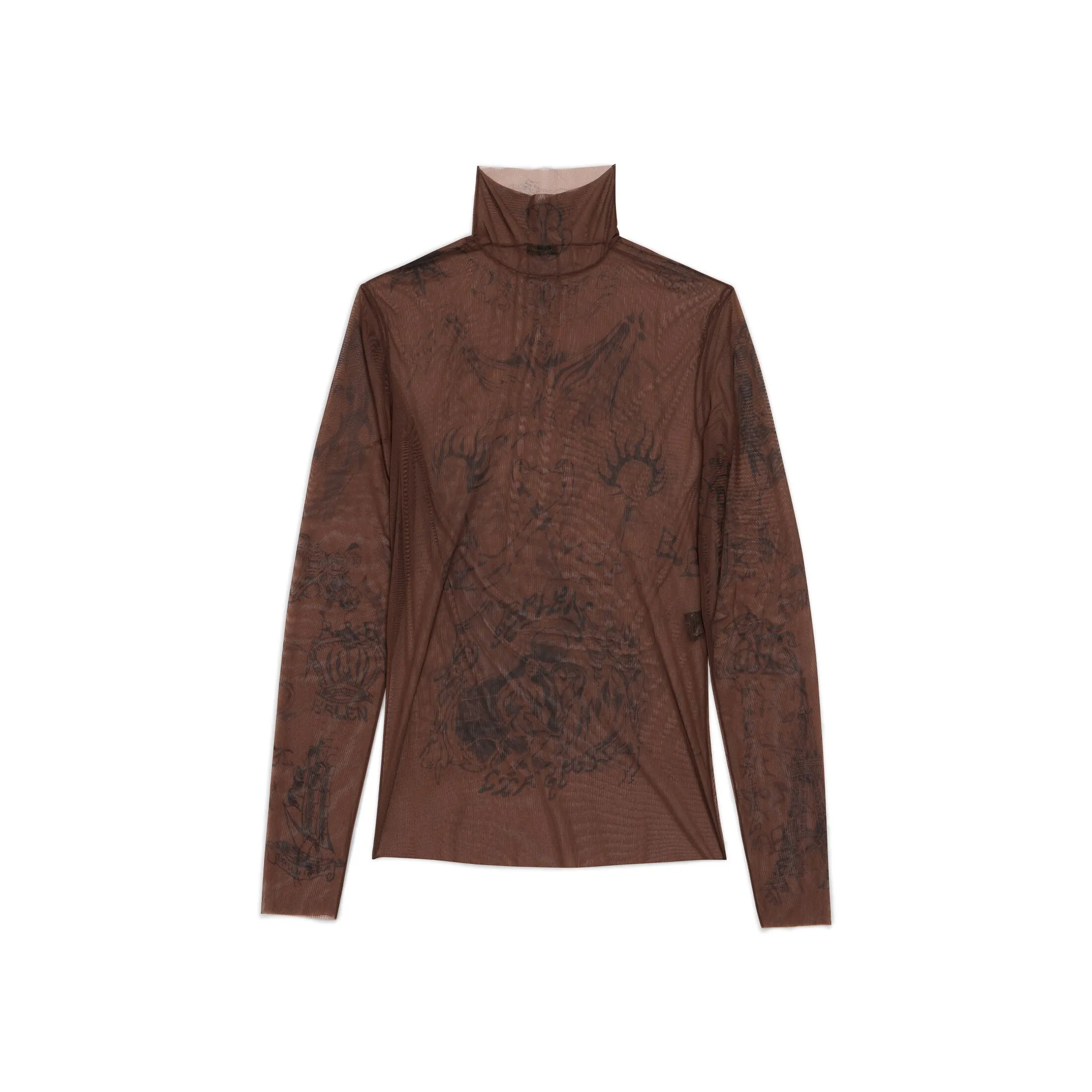 MEN’S TAT LONG SLEEVE TOP IN DARK BROWN