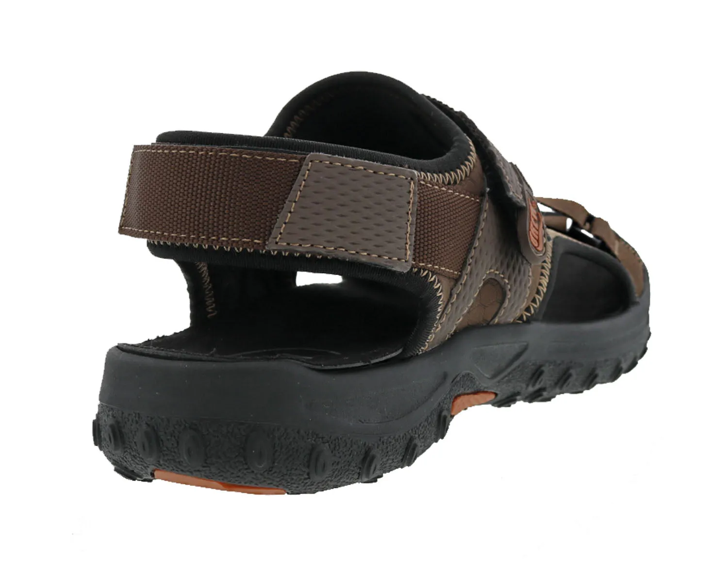  Men's Wander Adjustable Sandal EXTRA EXTRA WIDE in Brown Combo  