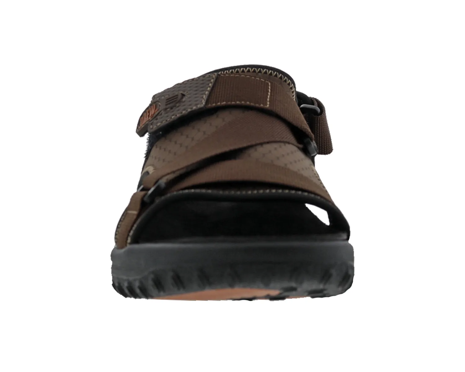  Men's Wander Adjustable Sandal EXTRA EXTRA WIDE in Brown Combo  