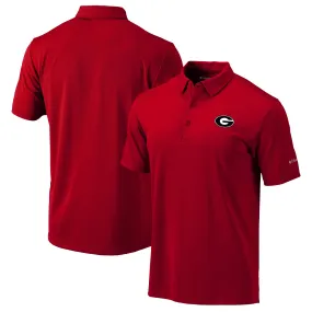 Men's Columbia Red Georgia Bulldogs Omni-Wick Drive Polo