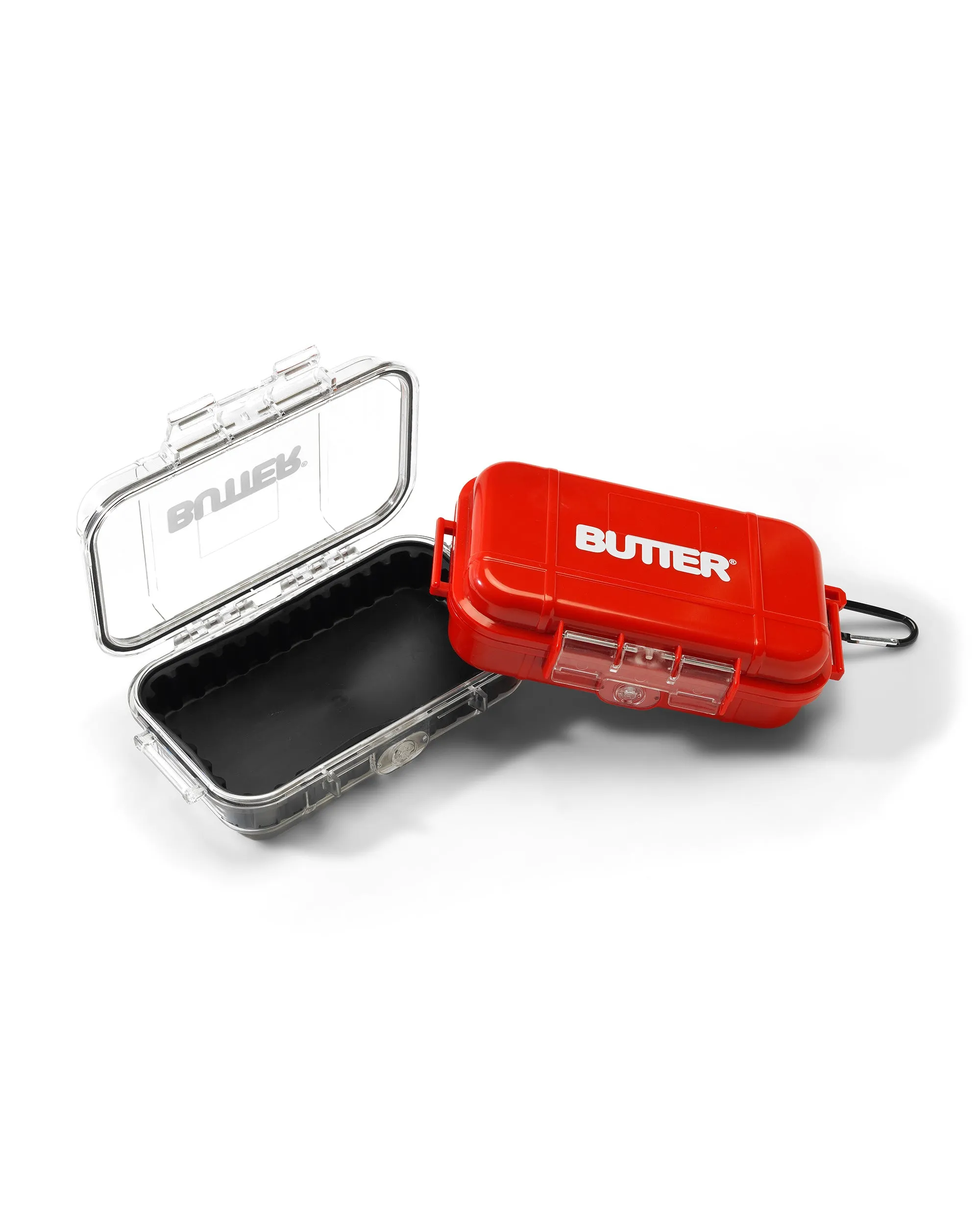 MINI PLASTIC LOGO CASE RED