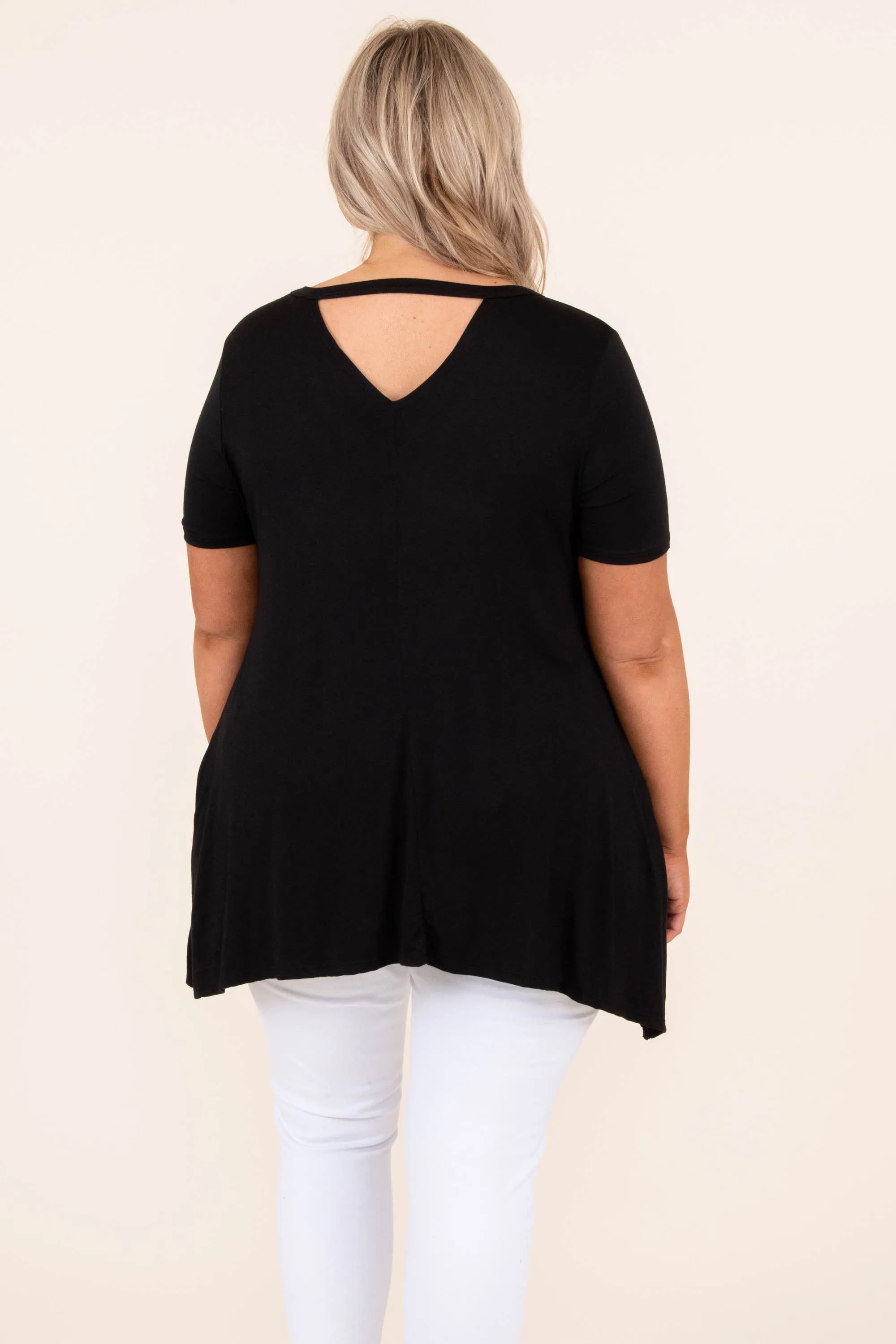 Minimal Effort Top, Black