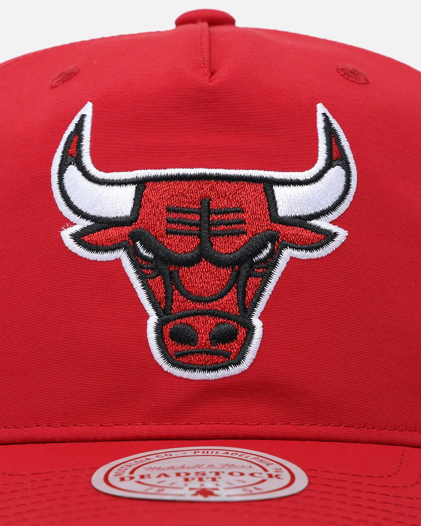 Mitchell & Ness Chicago Bulls Retro Matte Nylon Origins Snapback Red