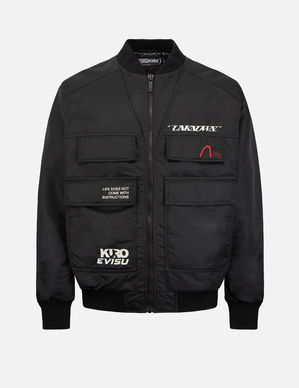 Mock 2-in-1 Bomber Jacket