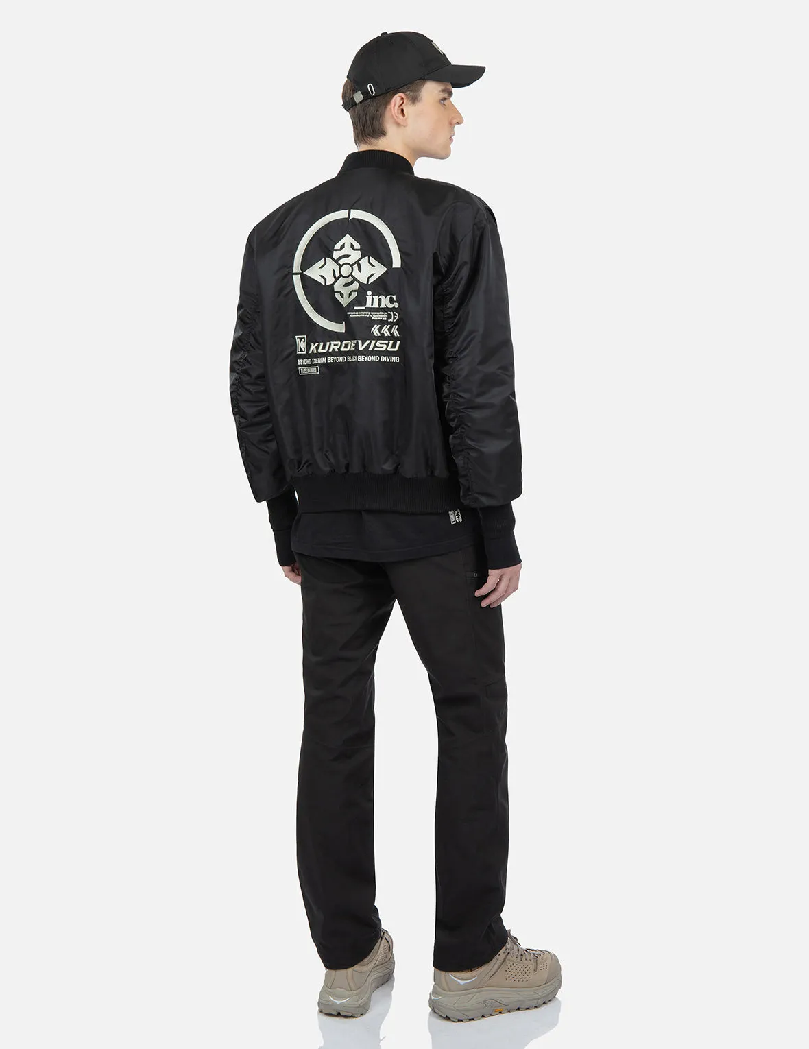 Mock 2-in-1 Bomber Jacket