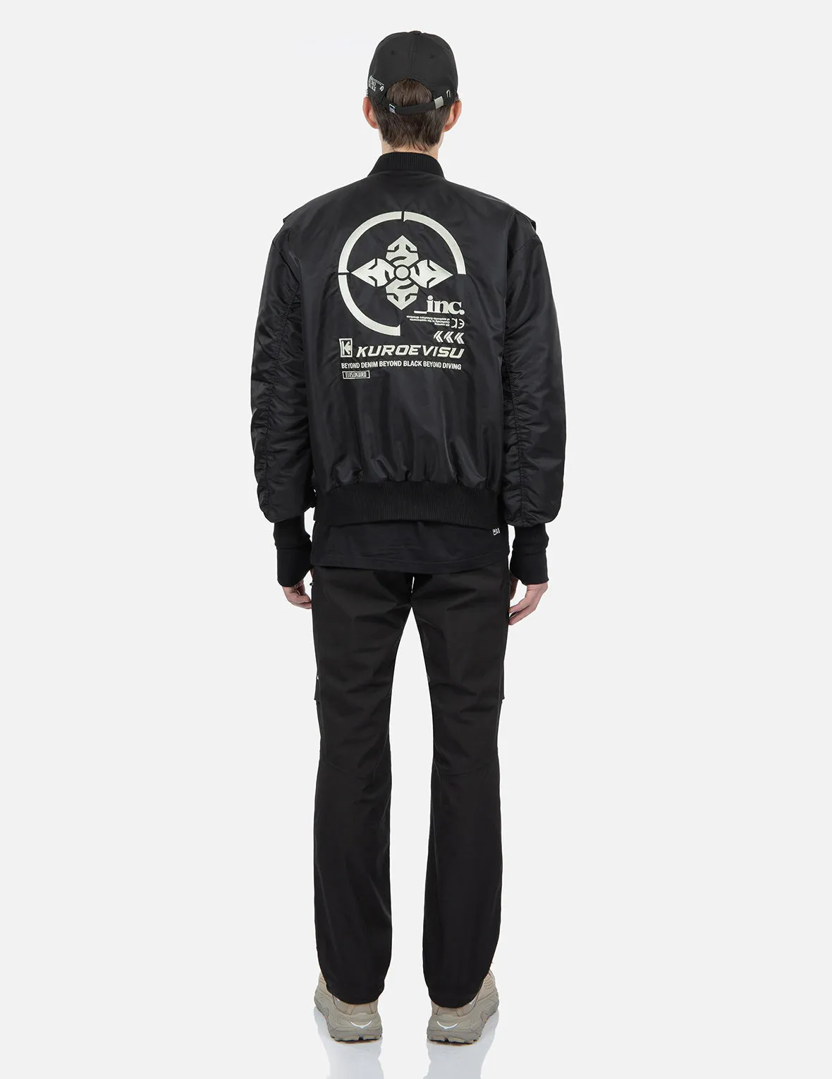 Mock 2-in-1 Bomber Jacket