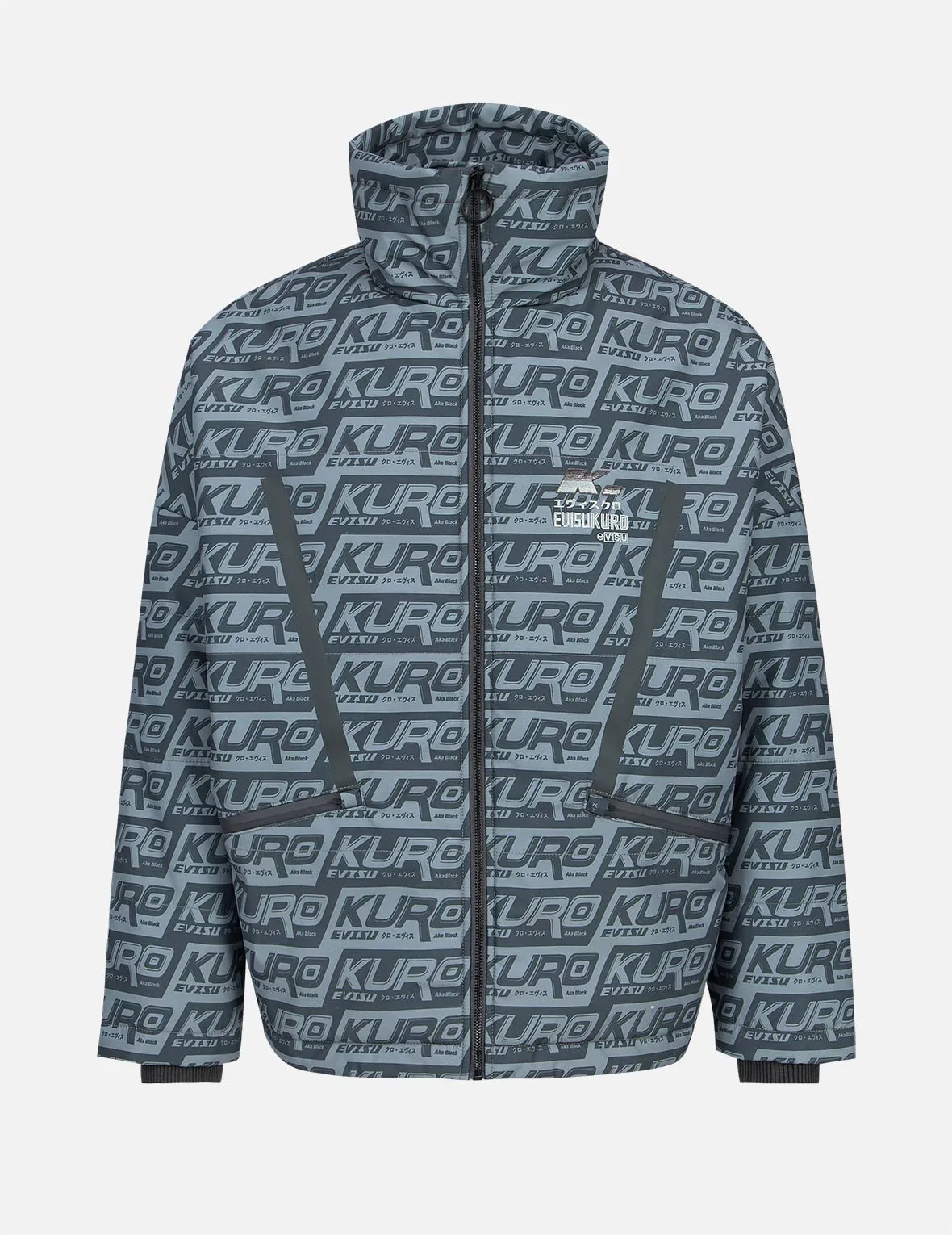 Monogram Print Padded Jacket