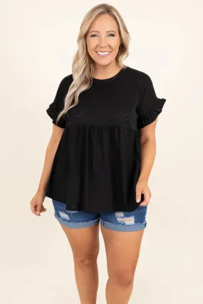 My Lovin' And You Top, Black