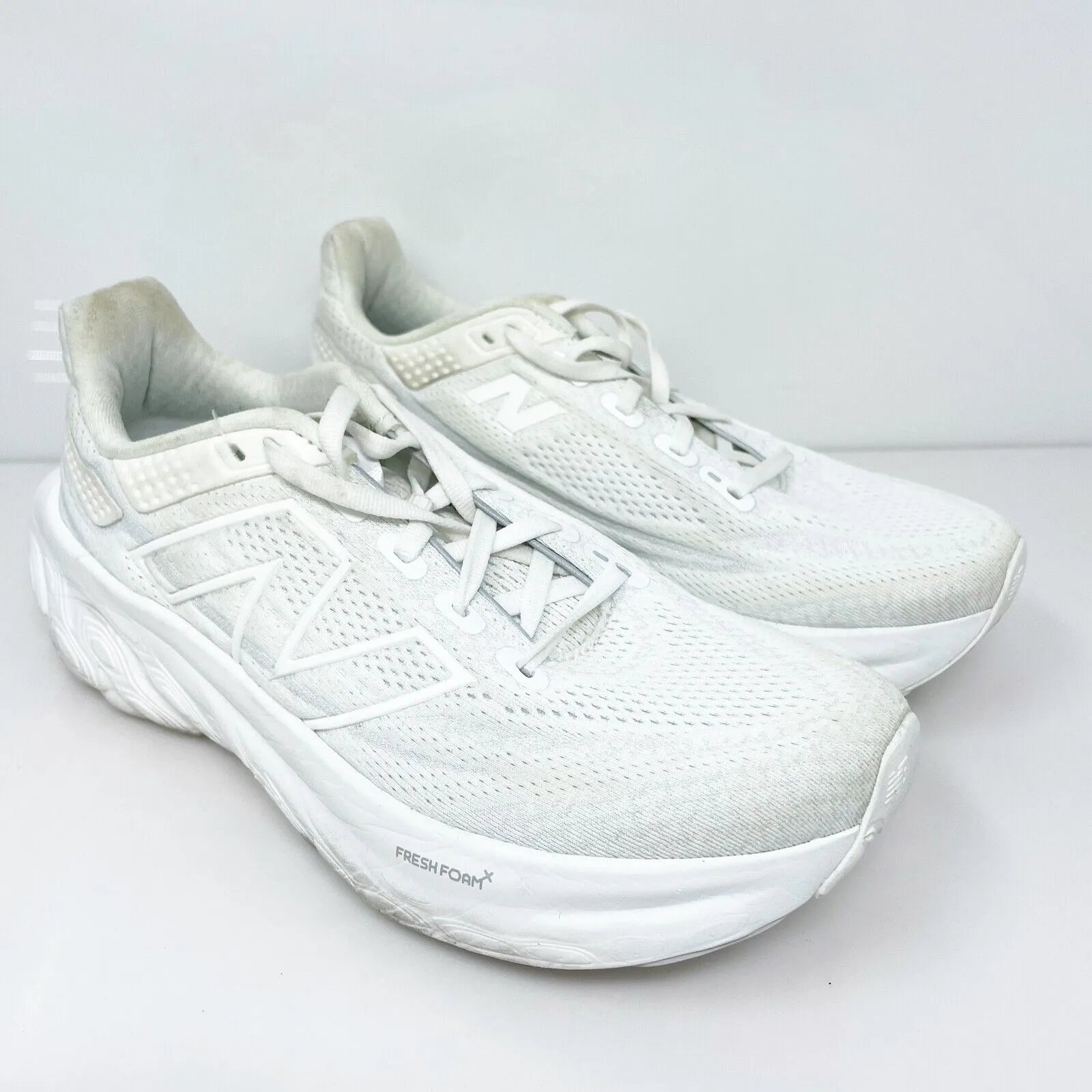 New Balance Womens FF X 1080 V13 W1080W13 White Running Shoes Sneakers Size 7 D