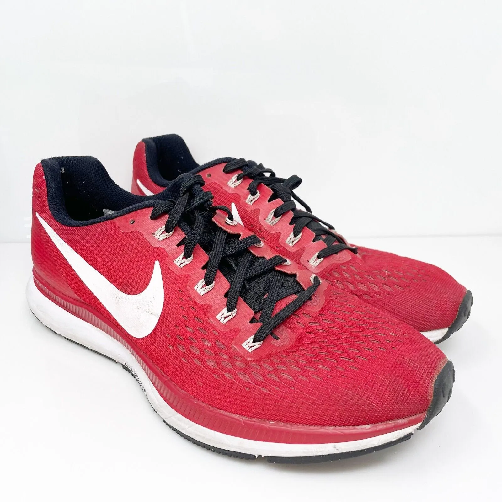 Nike Mens Air Zoom Pegasus 34 887009-601 Red Running Shoes Sneakers Size 10