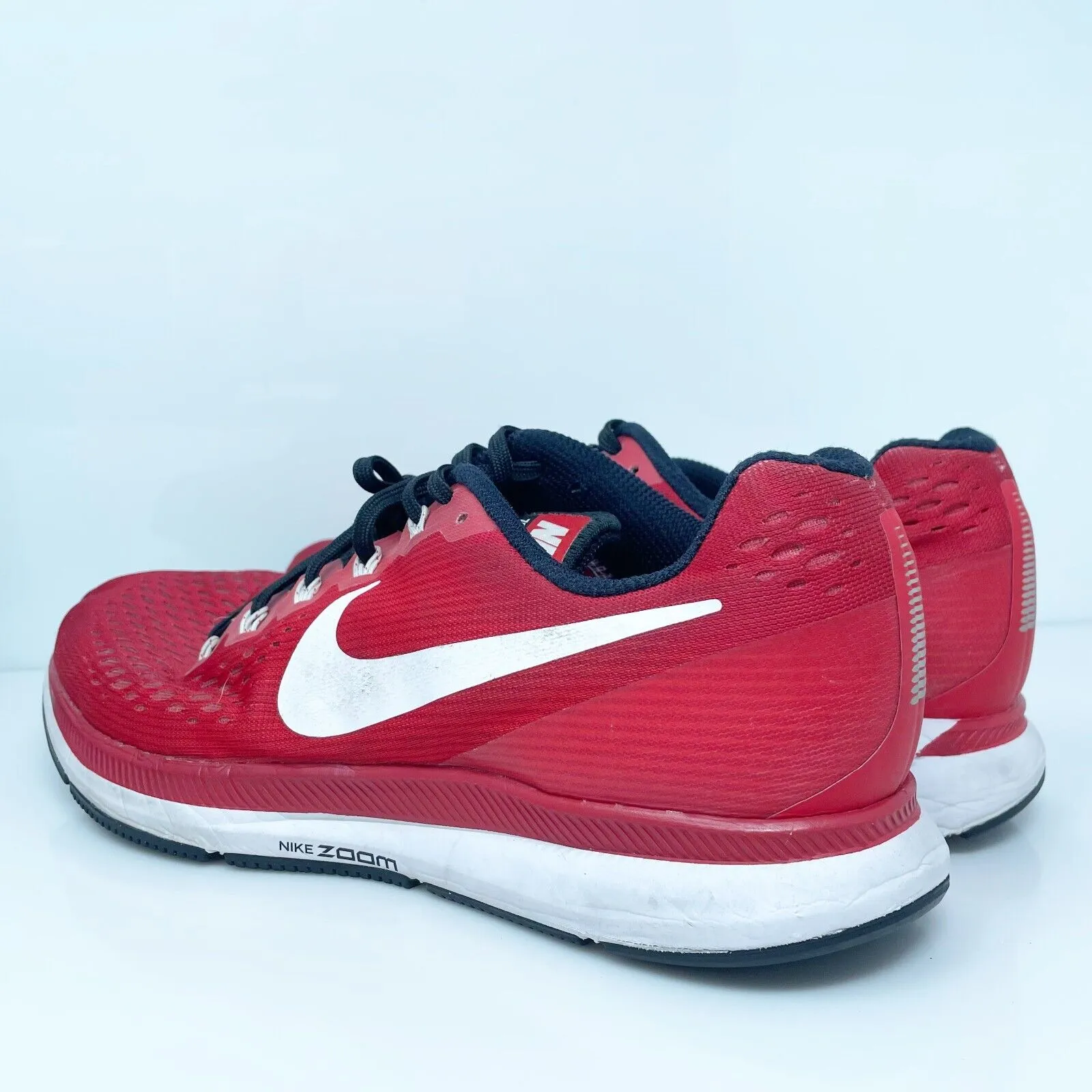 Nike Mens Air Zoom Pegasus 34 887009-601 Red Running Shoes Sneakers Size 10