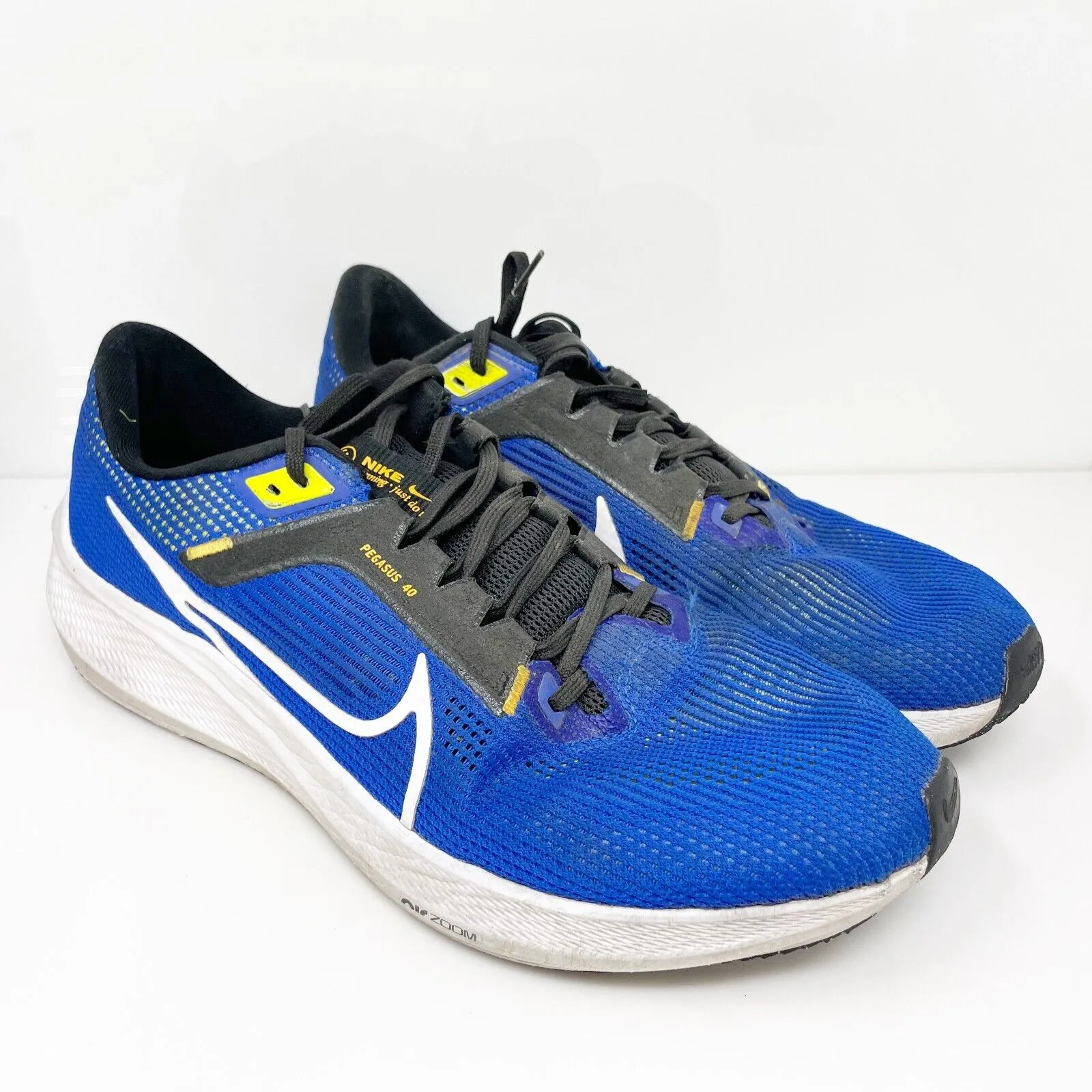 Nike Mens Air Zoom Pegasus 40 DV3853-401 Blue Running Shoes Sneakers Size 11.5