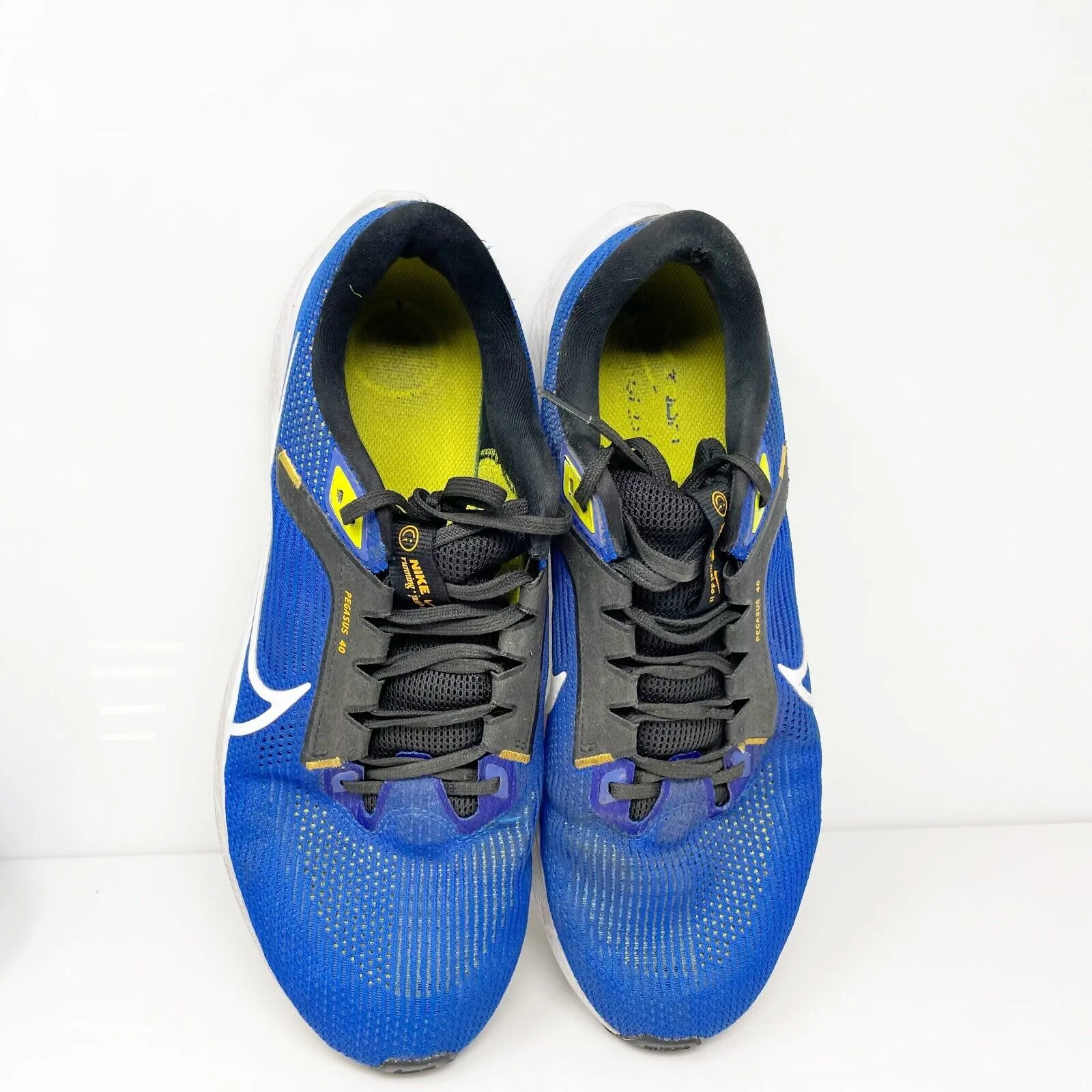 Nike Mens Air Zoom Pegasus 40 DV3853-401 Blue Running Shoes Sneakers Size 11.5