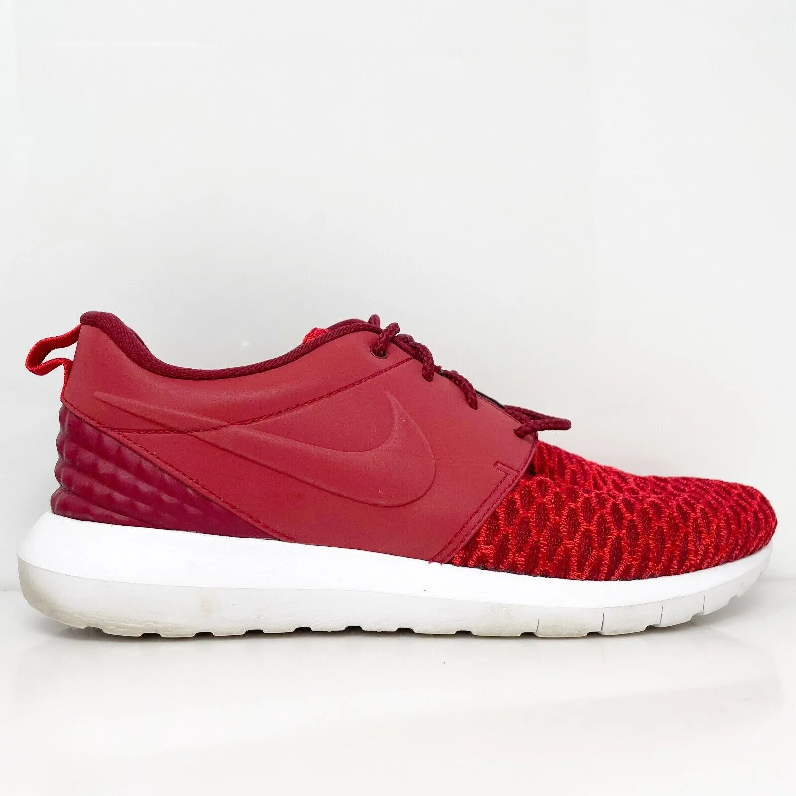 Nike Mens Roshe NM Flyknit Premium 746825-600 Red Running Shoes Sneakers Size 9