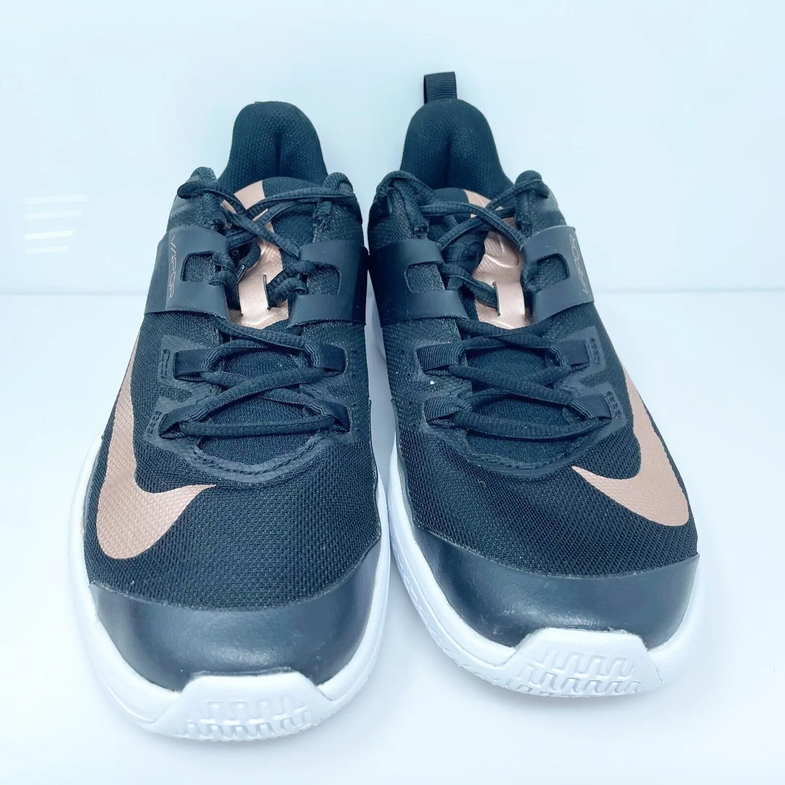 Nike Womens Court Vapor Lite DC3431-033 Black Running Shoes Sneakers Size 11