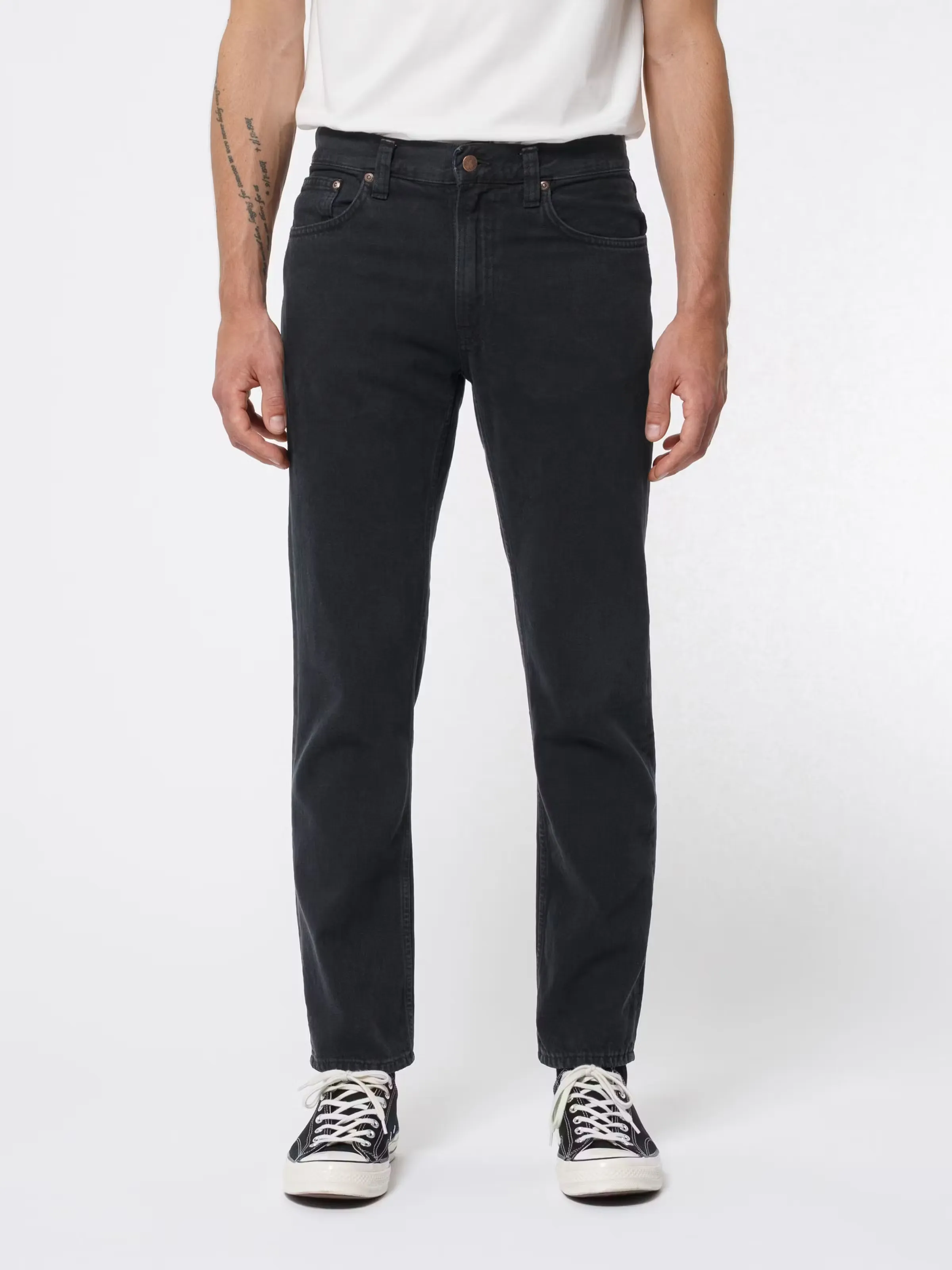 Nudie Jeans Gritty Jackson Jean L30 Black Forest