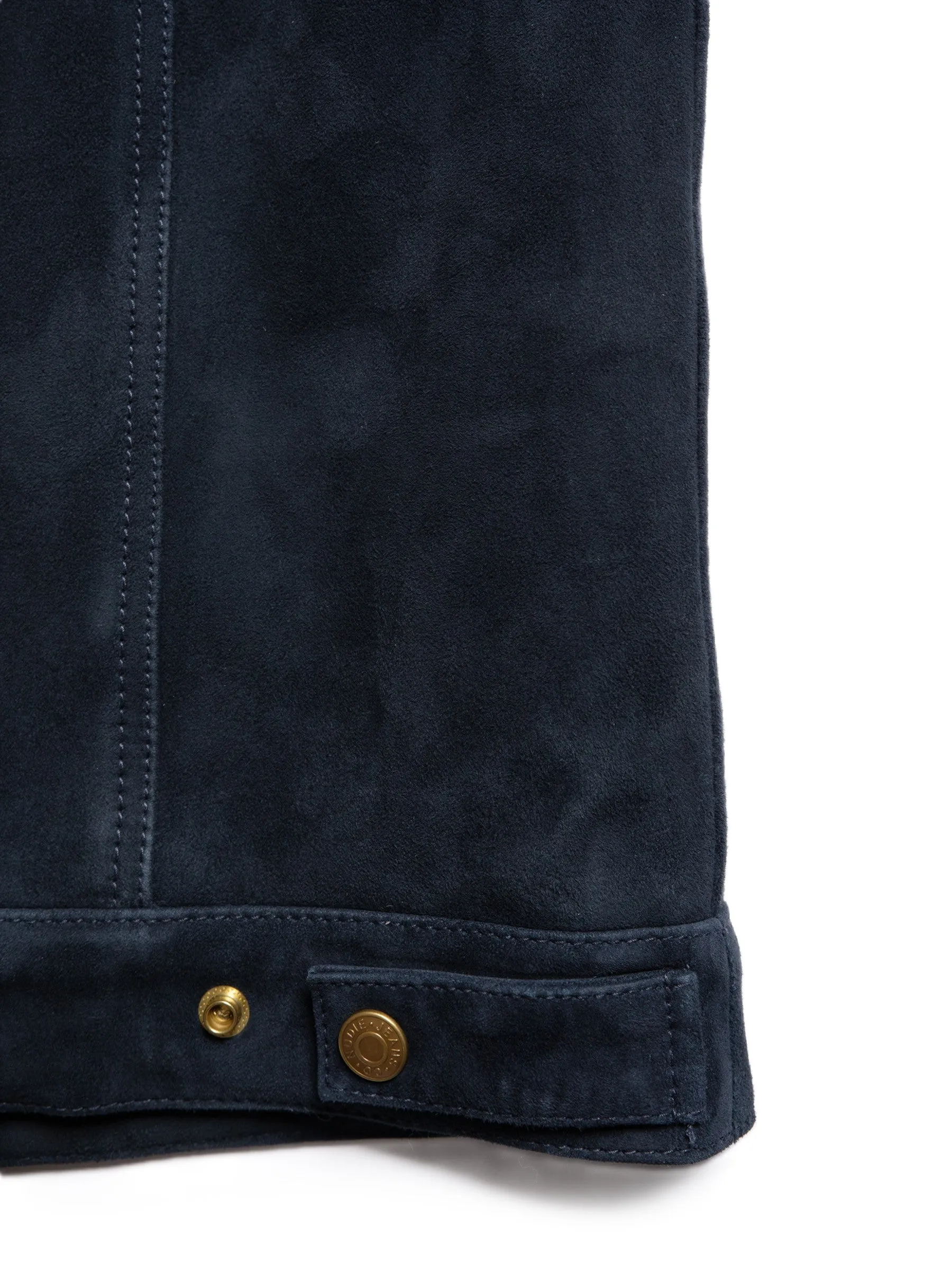 Nudie Jeans Robby Nubuck Jacket Navy