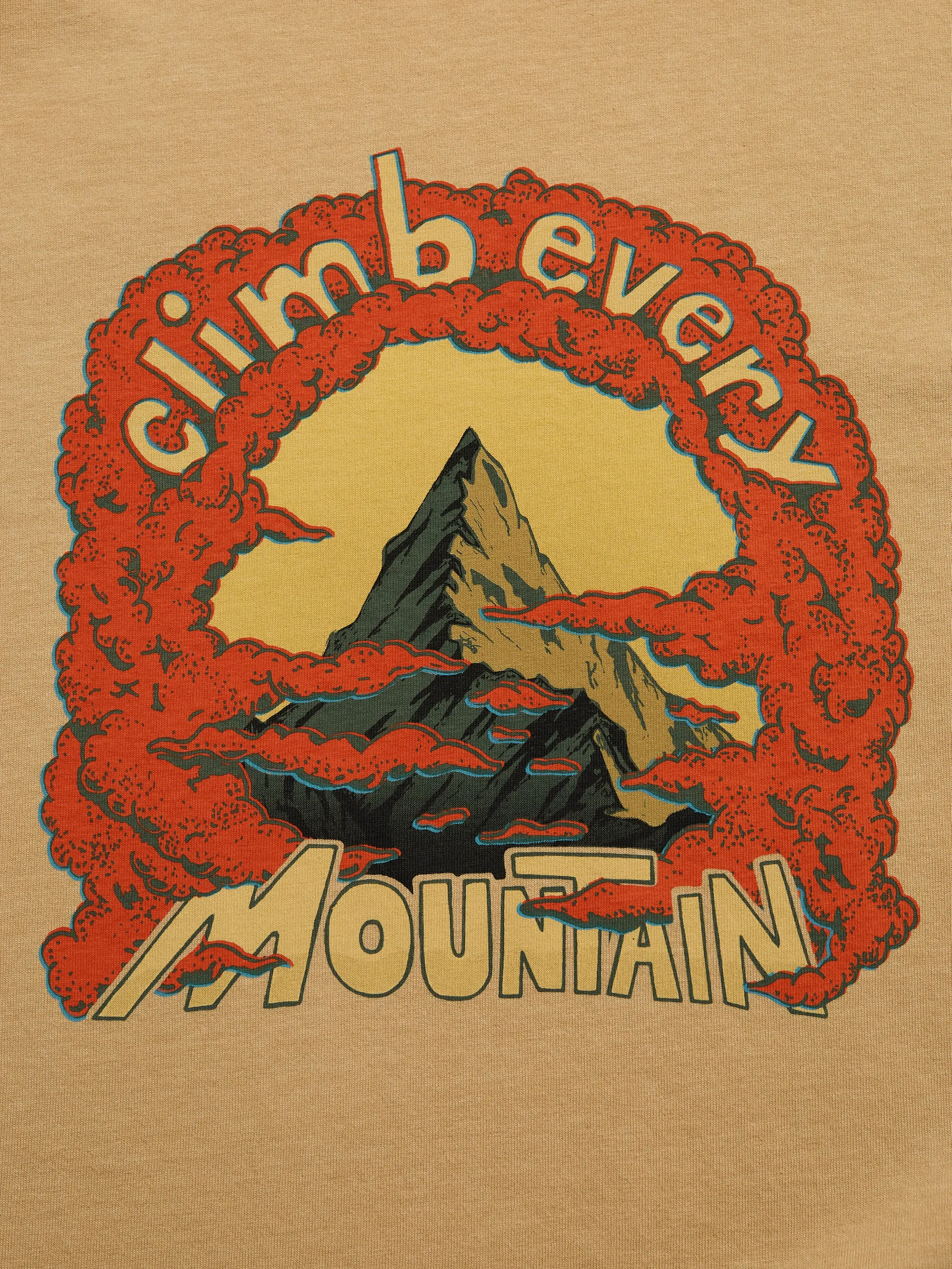 Nudie Jeans Roy Every Mountain Tee Faded Sun