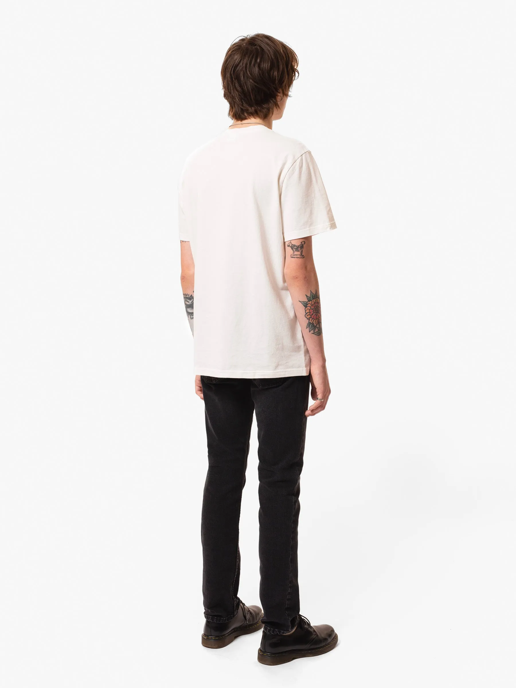 Nudie Jeans Roy Gitarr Tee Off-white