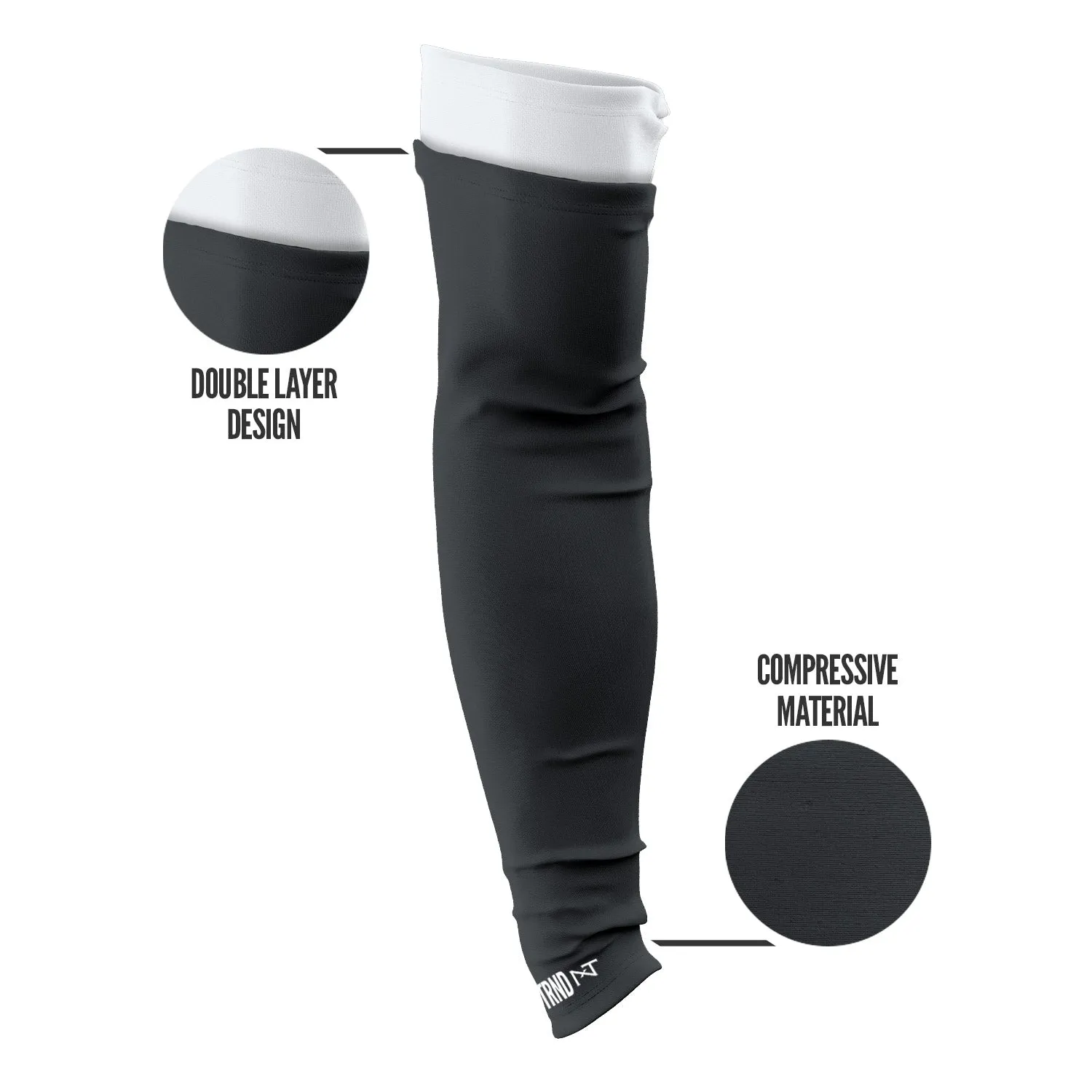 NXTRND Double Arm Sleeves Black (1 Pair)