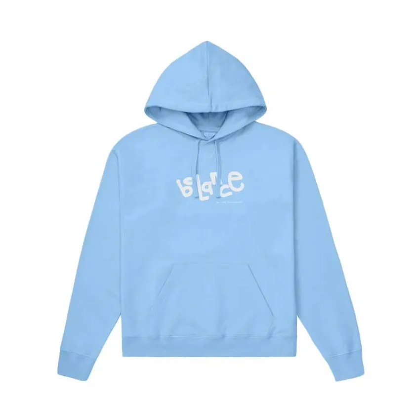 Objects IV Life Balance Print Hoodie Pop Blue